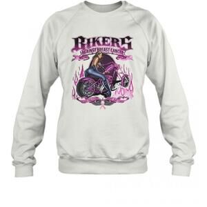 Bikers Against Breats Cancer Fight For A Cure Hope Matters T-Shirt